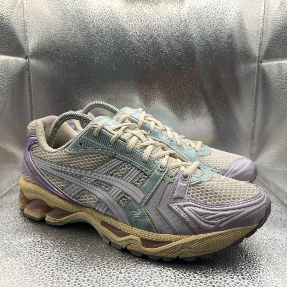 Size 8.5 ASICS Gel Kayano 14 Cream Dusk Violet Mens Sneaker‎ Shoes 1203A537-105